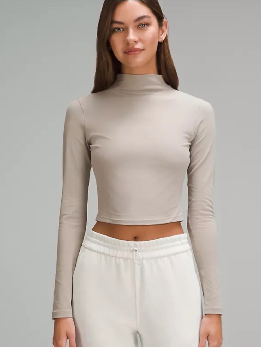 All Aligned Mock Neck Long Sleeve